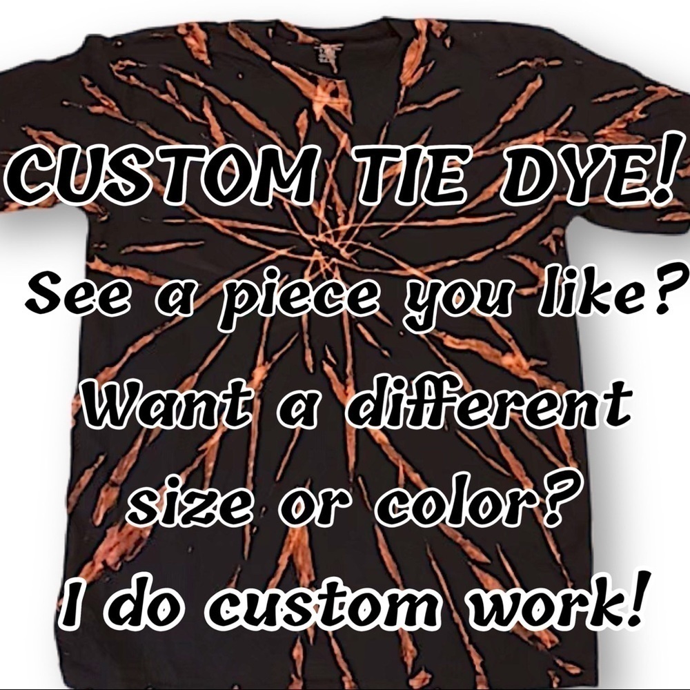Custom tiedye tshirts neck gaiters bandannas etc
